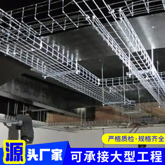 Grid Bridge 304 Stainless Steel Ladder Bridge Machine Room Bridge Outdoor Fireproof Large Span Galvanized Cable Bridge