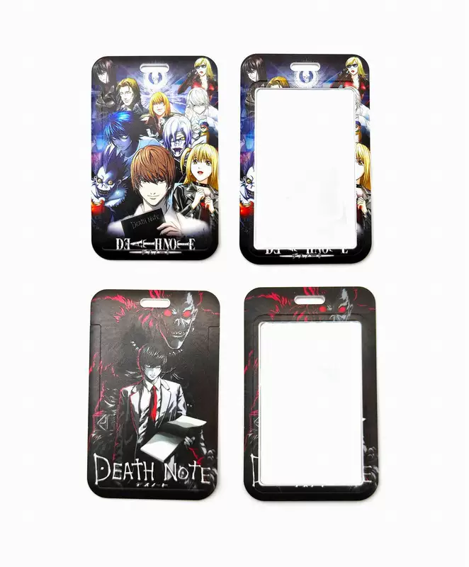 Папка/кошелек из ПВХ для карточек Death Note (Death Note) карта студента, пропуск на кампус, проездной карта доступа на завод, толчок и закрытие