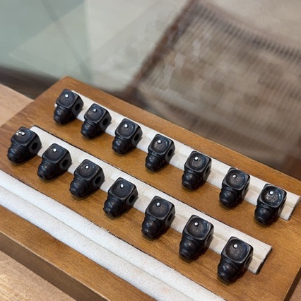 Ebony Inlaid Three-Way Connectors Semi-Finished Accessories for Handmade DIY Crafts, Bracelets, Necklaces, Spacer Beads, Fashion Accessories