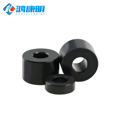 Black POM section pipe sleeve spacer gasket M3-M6 hollow pipe isolation column increased flat gasket race steel casing gasket