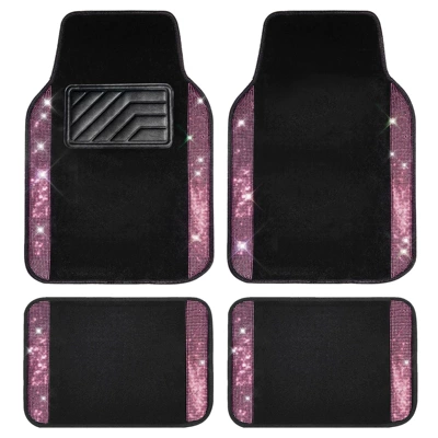 Shiny Carpet, Pvc Waterproof and – Universal Foot Pad - pink