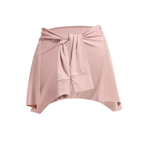 New European and American sports anti-exposure long strap yoga skirt one-piece outer wear butt-covering ballet dance yoga clothing