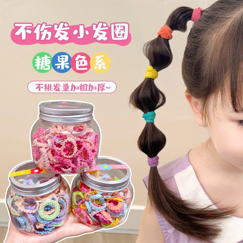 Anillo de cabello para niños no daña cabello de alta elasticidad niñas correa de goma para cabello de bebé correa de cabello para cabello de niñas correa de goma