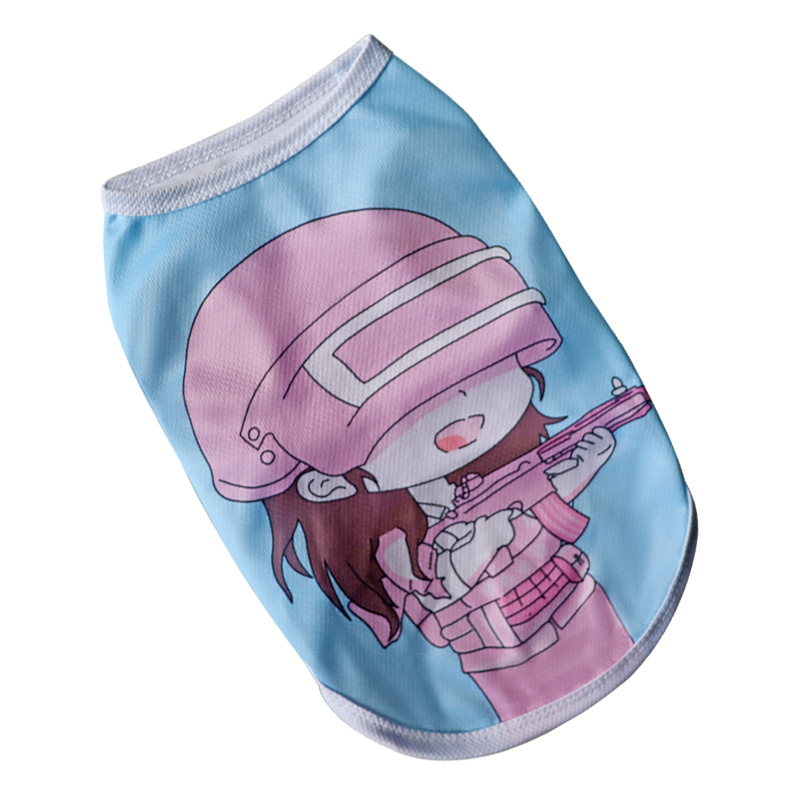 기관총 소녀-만화 조끼-