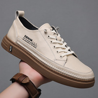 2025 summer and autumn men's shoes student thick-soled sneakers men's summer thin Korean version trendy large size breathable versatile high-end sense