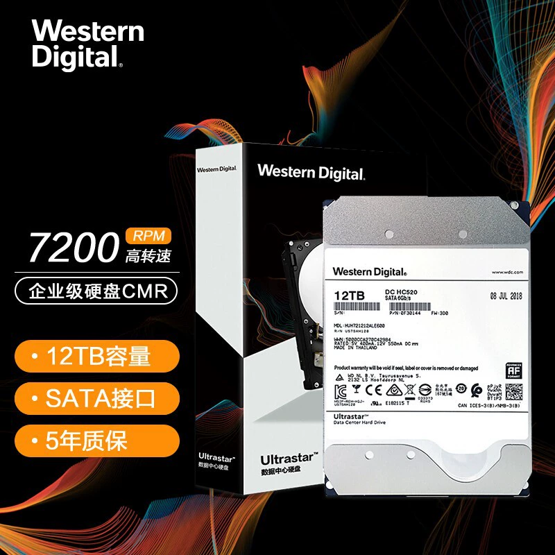 Оригинальный NAS-дисковый накопитель класса enterprise для WD, настольный, 7200 об/мин, 18 ТБ, гелий