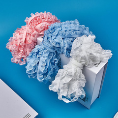 1.8cm edge fringe bath towel ball elastic band colorful pleated edge band socks bath ball elastic tape