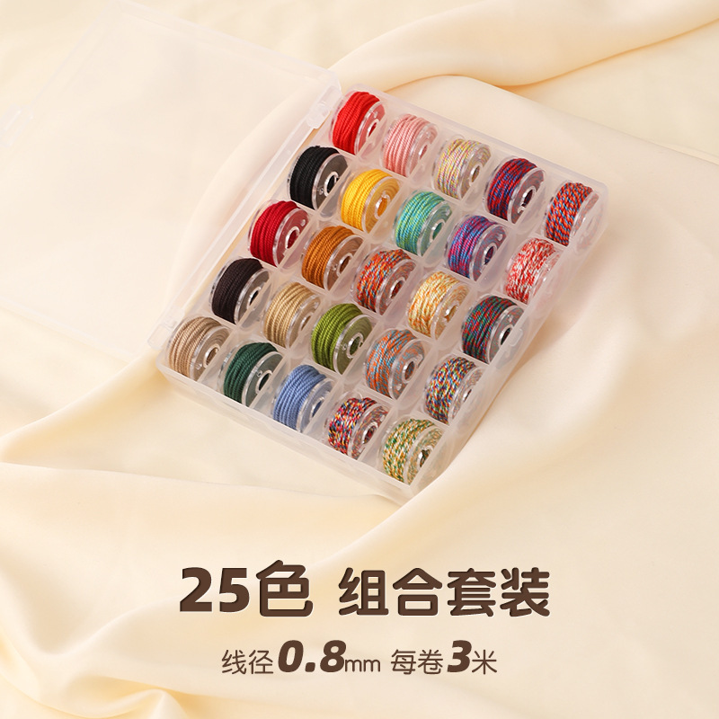 Cen 30m 手でこすった綿糸チベット編みロープ手作り DIY ブレスレット編みロープ多本耐摩耗性チベットロープ|undefined