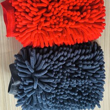 超细纤维涤锦雪尼尔擦车手套不留水痕不伤表面不掉毛强去污