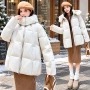 保暖冬季外贸带帽棉服