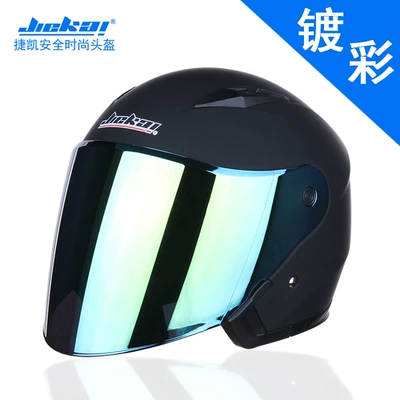 Motosiklet kaskı (dəbilqə) – men's and women's half-covered - note-lenses-are-equipped-with-color-coated-lenses-m