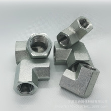 液压过渡接头英制内螺纹90°管螺纹胶管7B9-PK油管高压管接头