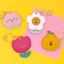 可爱卡通水滴圆形小长方形感应门禁卡套电梯男女情侣学生钥匙扣
