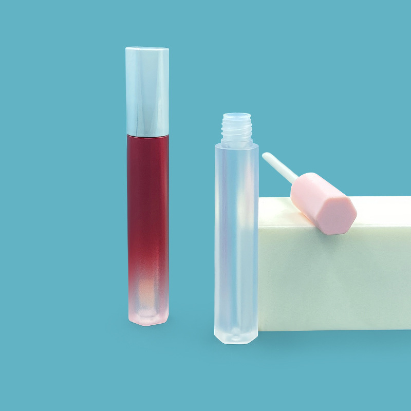 Factory supply new hex spray gradient color lip glaze tube mascara roll nail polish tube lip color tube lipstick tube