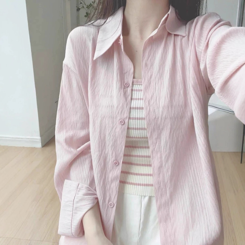 Whitening and Age-Reducing Hong Kong Style Sun Protection Shirt, New Summer Women's Jacket, Thin Sun Protection Clothing for Small People, Summer Top Whitening and Age-Reducing Hong Kong Style Sun Protection Shirt, New Summer Women's Jacket, Thin Sun Protection Clothing for Small People, Summer Top