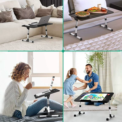 Foldable Portable Car Table Board for the | Car table board - car-table-black-enlarged-version-6034cm-with-card-slot
