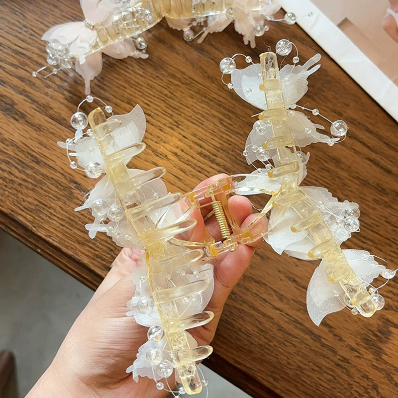 Three dimensional double-layer big crab pin, cute hairgrip, hair accessory