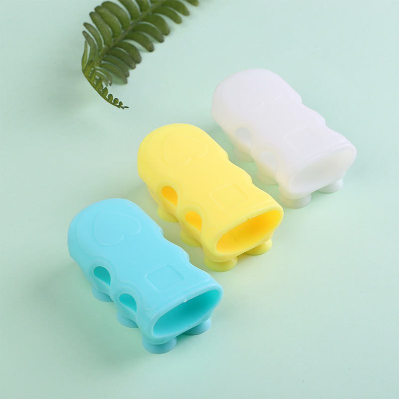 Shower Suction Cup Bathroom Nozzle Silicone Holder Household Caterpillar Shower Head Punch-Free Removable Bracket