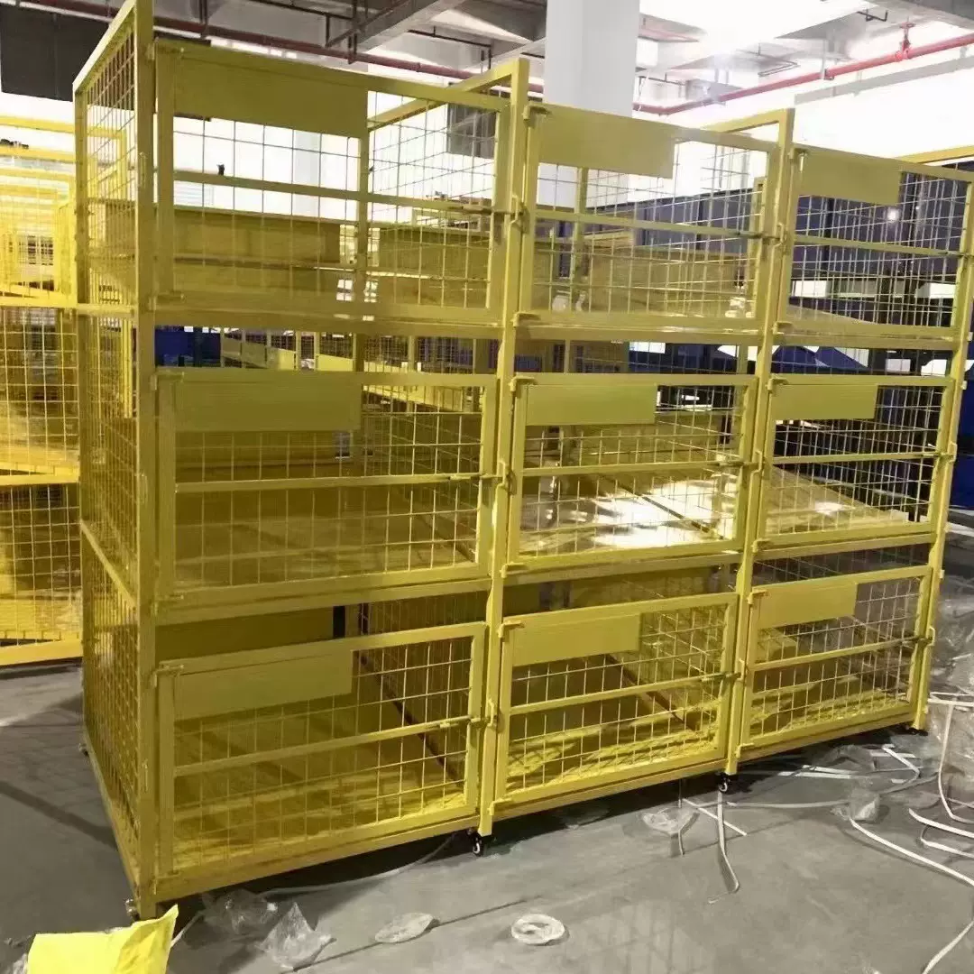 快递分拣框集包笼物流集包架快递分拣专用架你家的可移动九宫格仓