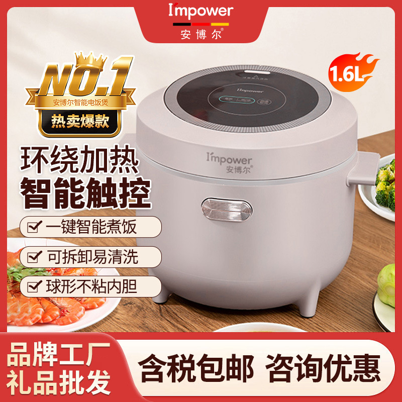 Ambor Household Multifunctional Rice Cooker Small Dormitory Automatic Rice Cooker Mini Cooker for 1 to 2 People