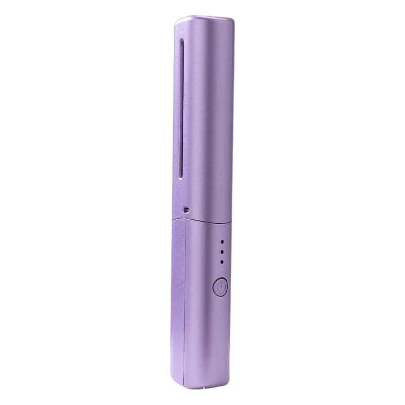new lazy straight hair comb wireless hair straightener small USB charging portable travel roll straight dual-use tool