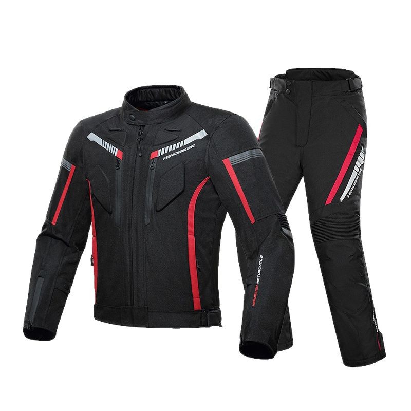 Ropa de Motociclismo para las Cuatro Estaciones, Chaqueta Impermeable y Cálida para Motociclistas, Ropa de Carreras de Bicicleta de Montaña Todoterreno