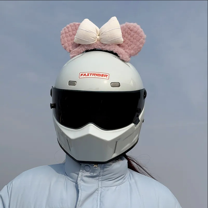 Motuoche – Auto Parts and Accessories Panda Ears Electric - duffy-bear-pink-helmet-not-included