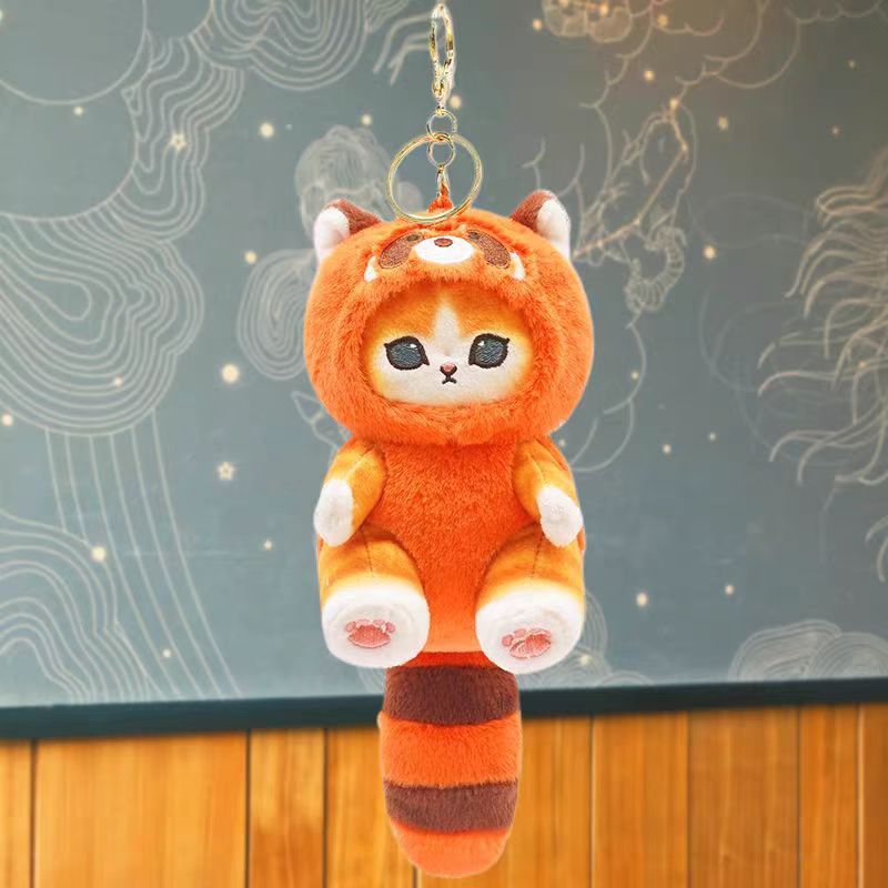 国境を越えた新型猫福桑迪サメ猫ぬいぐるみ日系アニメ猫ストラップ飾り人形|undefined