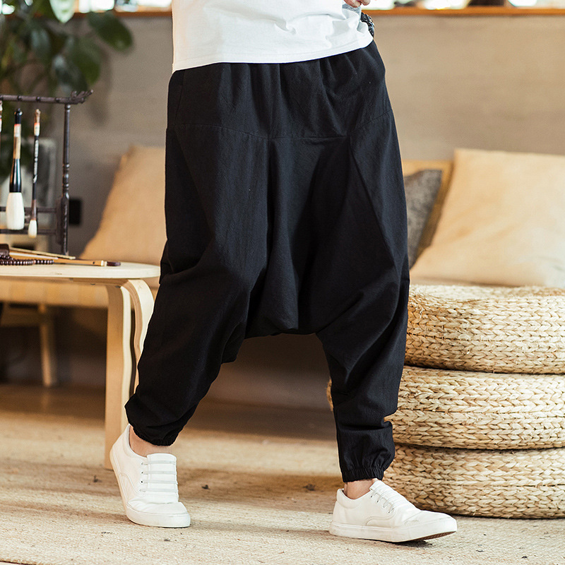 Autumn fashionable retro casual trousers
