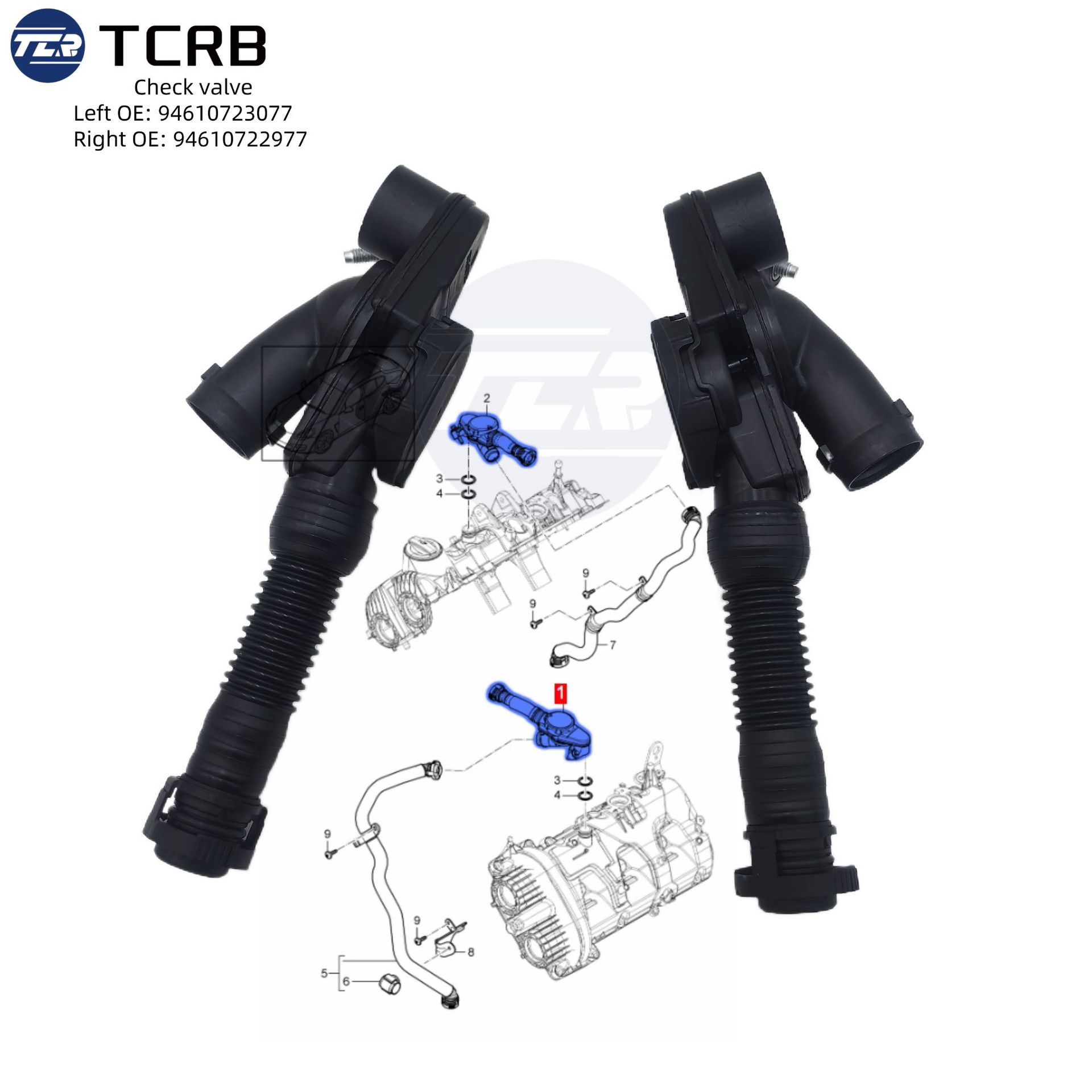 Suitable for Porsche Maca Flow Restrictor Valve Wastegate Valve 94610723077 94610722977