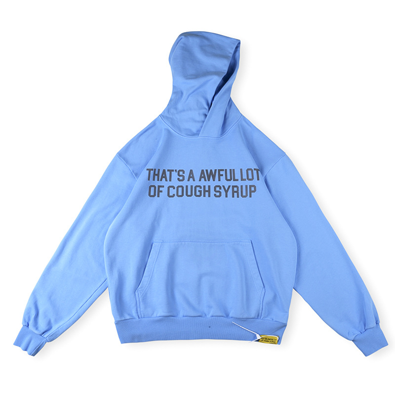 That's A Awful Lot Of Cough Syrup Classic Sweater Hoodie Gamma Blue