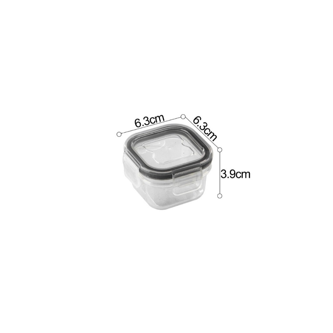 Caja de almacenamiento de juego transfronterizo Tanque sellado de cocina Refrigerador de plástico PP sellado transparente Caja de almacenamiento de alimentos nuevos