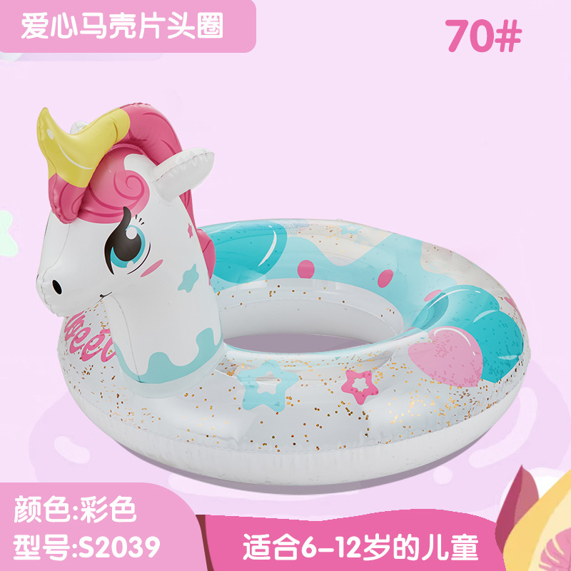 2025 nuevo anillo de natación para niños engrosado anillo salvavidas anti-vuelco, anillo flotante para niños y niñas, anillo de axila para bebés para principiantes