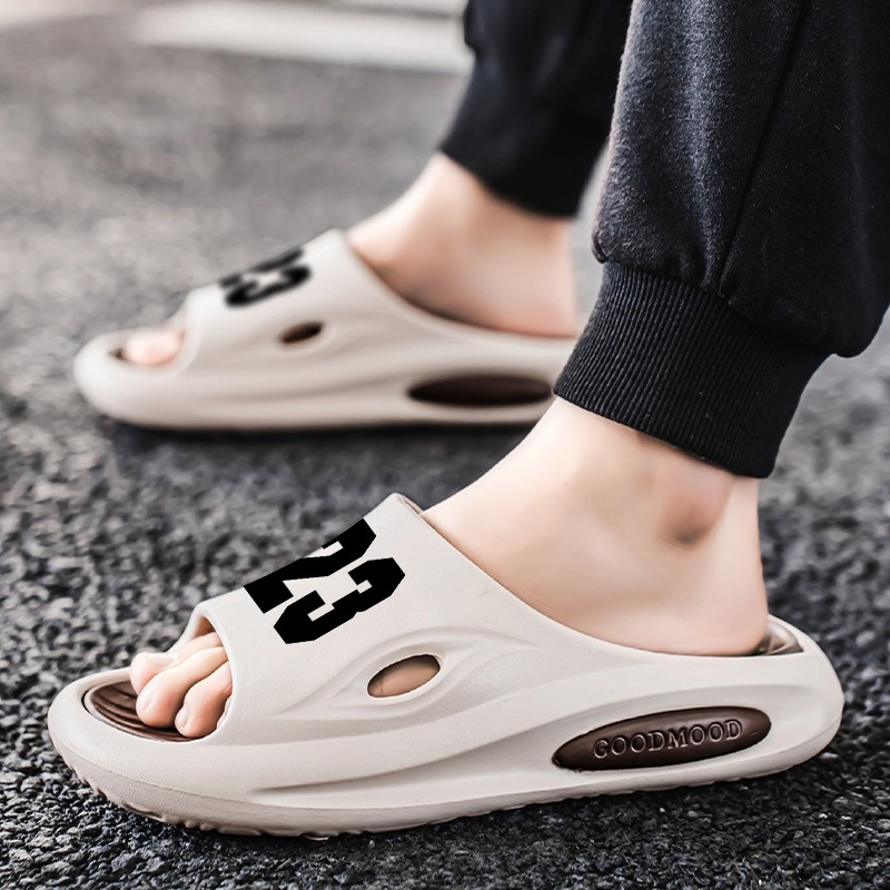 Zapatillas transfronterizas de gran tamaño para hombres 2025 chanclas de verano, zapatillas de playa, sandalias y zapatillas de suela gruesa al aire libre