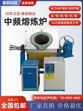 中频熔炼炉熔铝炉炼金炉熔银炉熔铁炉熔锡炉小型高温熔炼炉垒德株