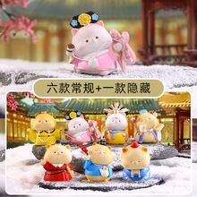 喵喵万岁盲盒可爱动物家居桌面装饰品小摆件儿童学生节日礼品批发