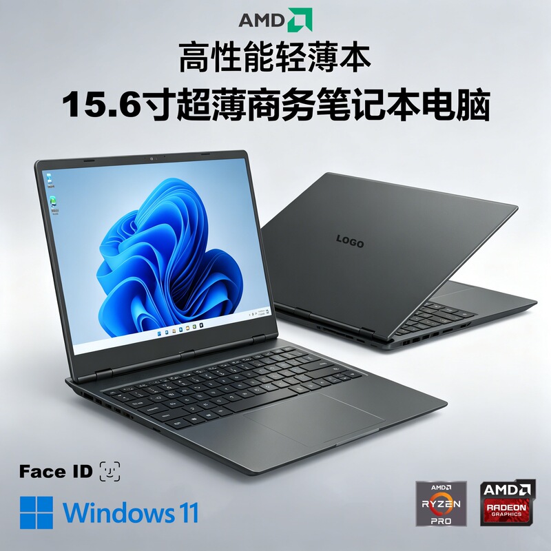 Brand New 15.6inch Ryzen R5-3500U High-Performance Laptop, Thin and Light, for Business, Gaming, and Ps Design
