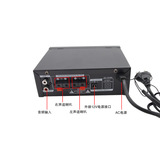 Усилитель, колонки, USB-флеш-накопитель, 12v, 220v, bluetooth