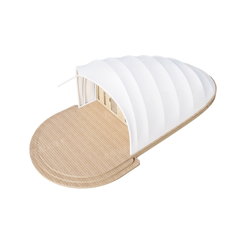 Bolin de lujo concha hotel tienda de campaña red campamento grande tienda de campaña salvaje con fábrica de tiendas de baño