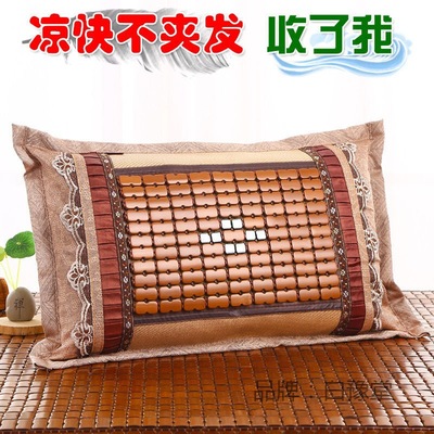 summer pillow summer adult Borneol Cool pillow Mahjong summer sleeping mat pillow Bamboo cool pillow Tea student a pair Single