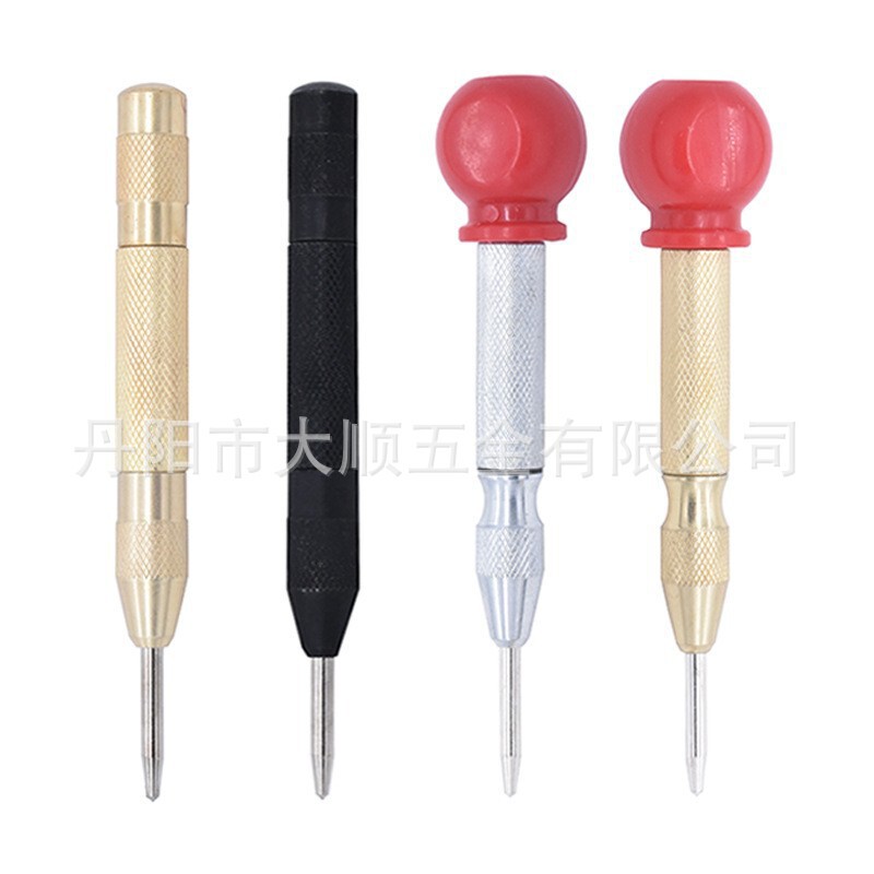 Cross-Border Automatic Center Punch High Hardness Drilling Positioning Punch Center Drilling Positioning Punch Spring Locator