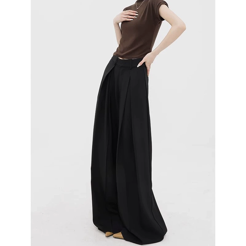 Classic suit jacket, spring trousers, increased thickness, high waist