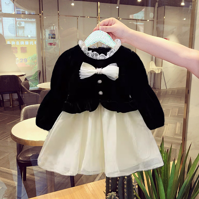 New style dress girls in autumn, trendy trendy. Children's clothing for spring and autumn. Little_voghion.com