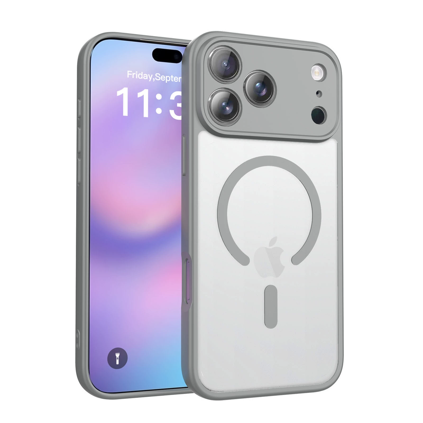 Чехол для телефона (Apple) совместимый с iPhone 13, прозрачная крышка из поликарбоната, матовый TPU-корпус, защита от падения