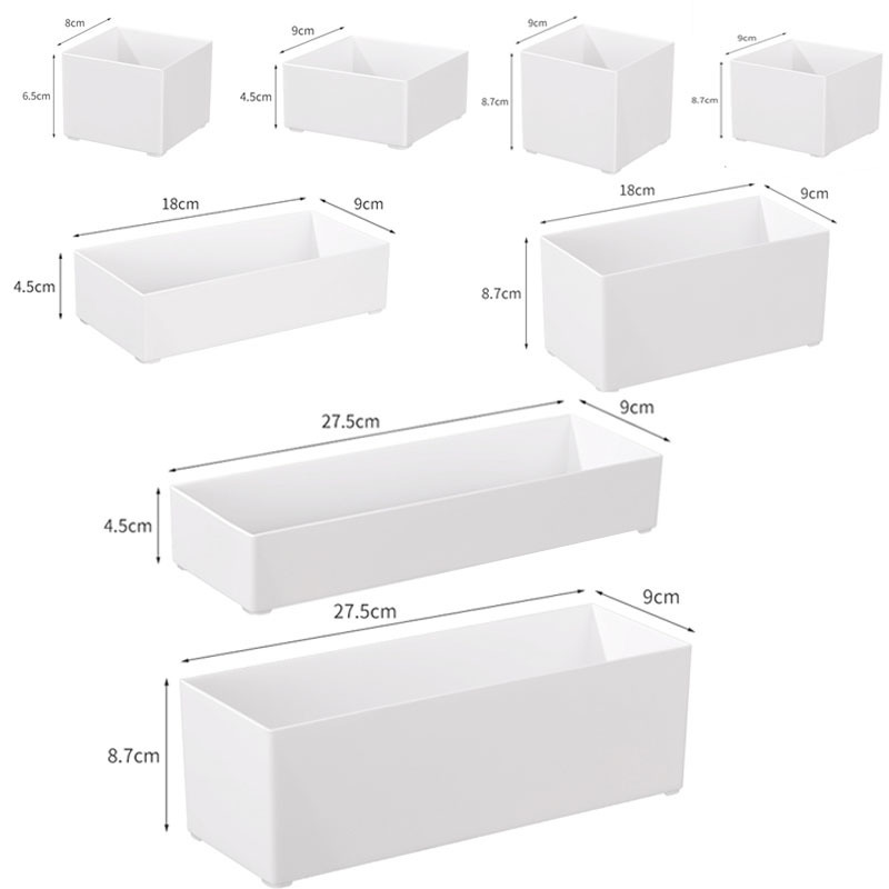 Mimu Other Storage Boxes Kitchen Drawer Built-in Partition Tableware Fork Chopsticks Spoon Stationery Cosmetic Storage Box