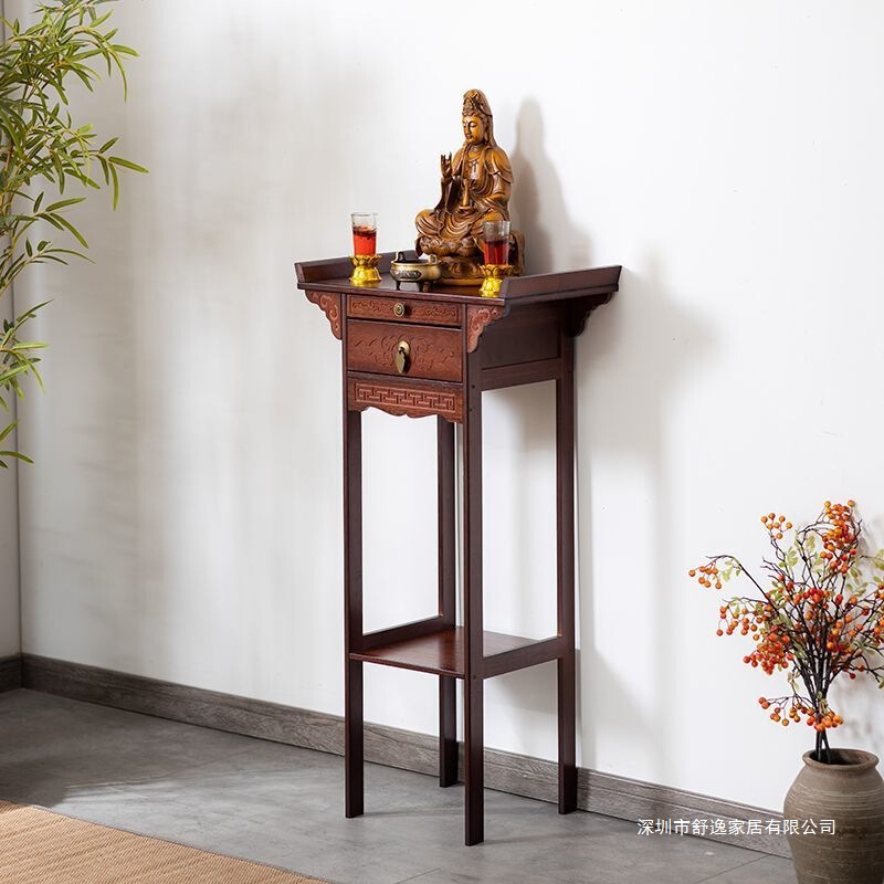 吉祥供桌佛台香台家用客厅玄关中式供台神台桌供奉菩萨财神爷佛桌|undefined