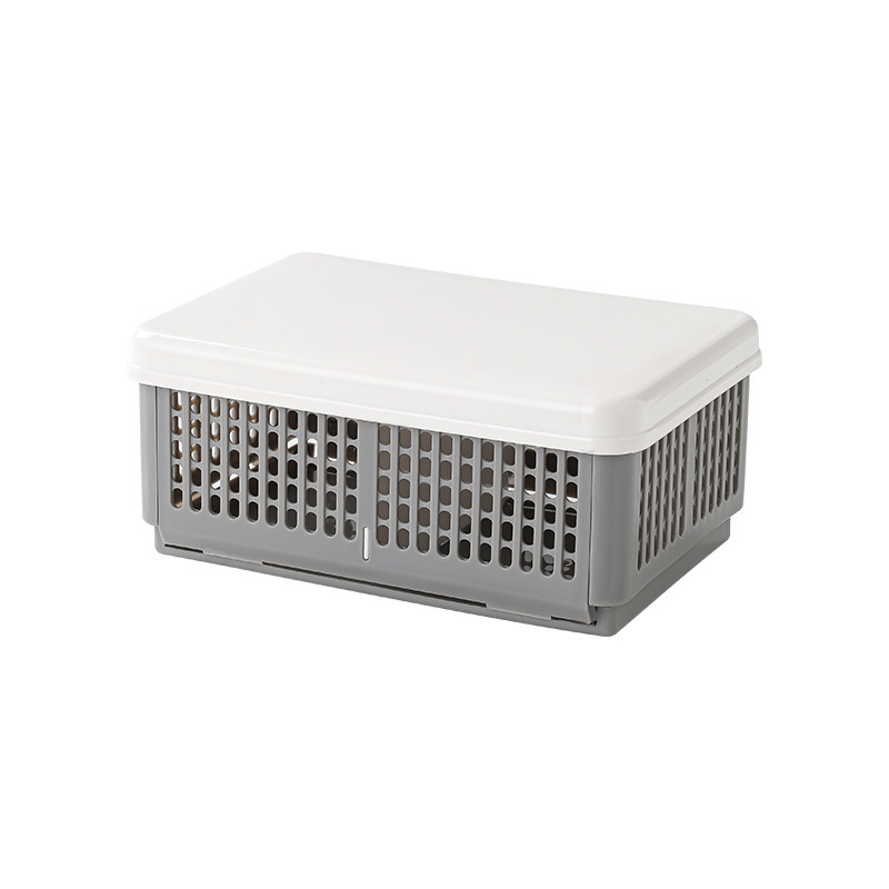 Caja de almacenamiento plegable portátil para exteriores Sandwich Caja de almacenamiento de frutas de picnic Caja de almacenamiento de bento creativa a prueba de polvo