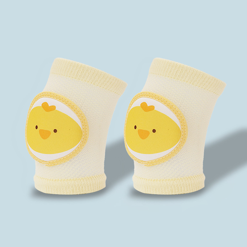 Rodilleras para niños estilo fino de verano para bebés, rodilleras para niños pequeños, artefacto de rastreo, calcetines de tubo largo de algodón suelto, protectores para las rodillas para bebés