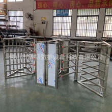 现货供应1.2米高出入口单向旋转门只出不进旋转门不锈钢加厚道闸