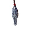 Retro ceramics, whistle, necklace, accessory for beloved, sweater, long pendant, mid-length, wholesale